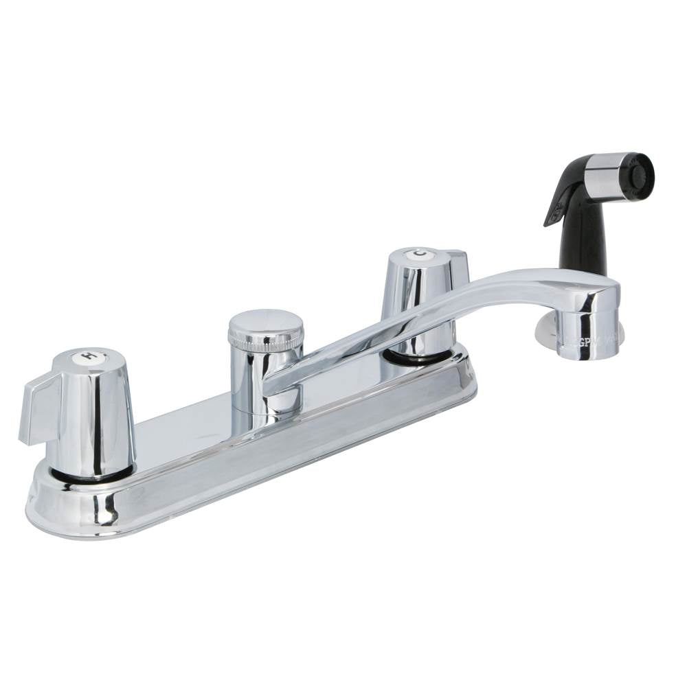 Huntington Brass - 8'' Kitchen Faucet, Chrome - Polished Chrome