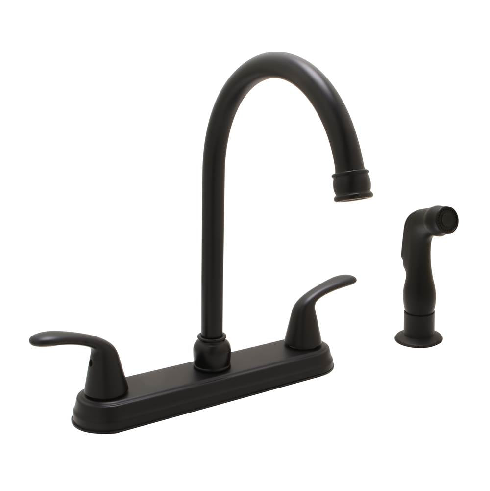 Huntington Brass - Trend 8'' Kitchen Faucet - Matte Black