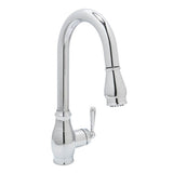 Huntington Brass - Isabelle - Classic Styled Pull-Down Kitchen Faucet - Polished Chrome