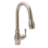 Huntington Brass - Isabelle - Classic Styled Pull-Down Kitchen Faucet - PVD Satin Nickel