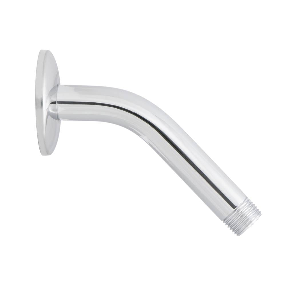 Huntington Brass - 6'' Shower Arm And Flange - Polished Chrome