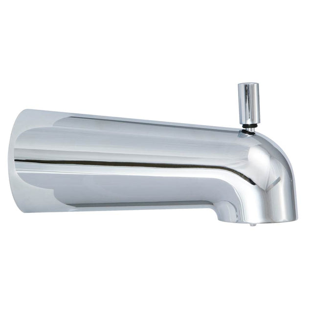 Huntington Brass - Modern Style Zinc Diverter Spout, Chrome - Polished Chrome
