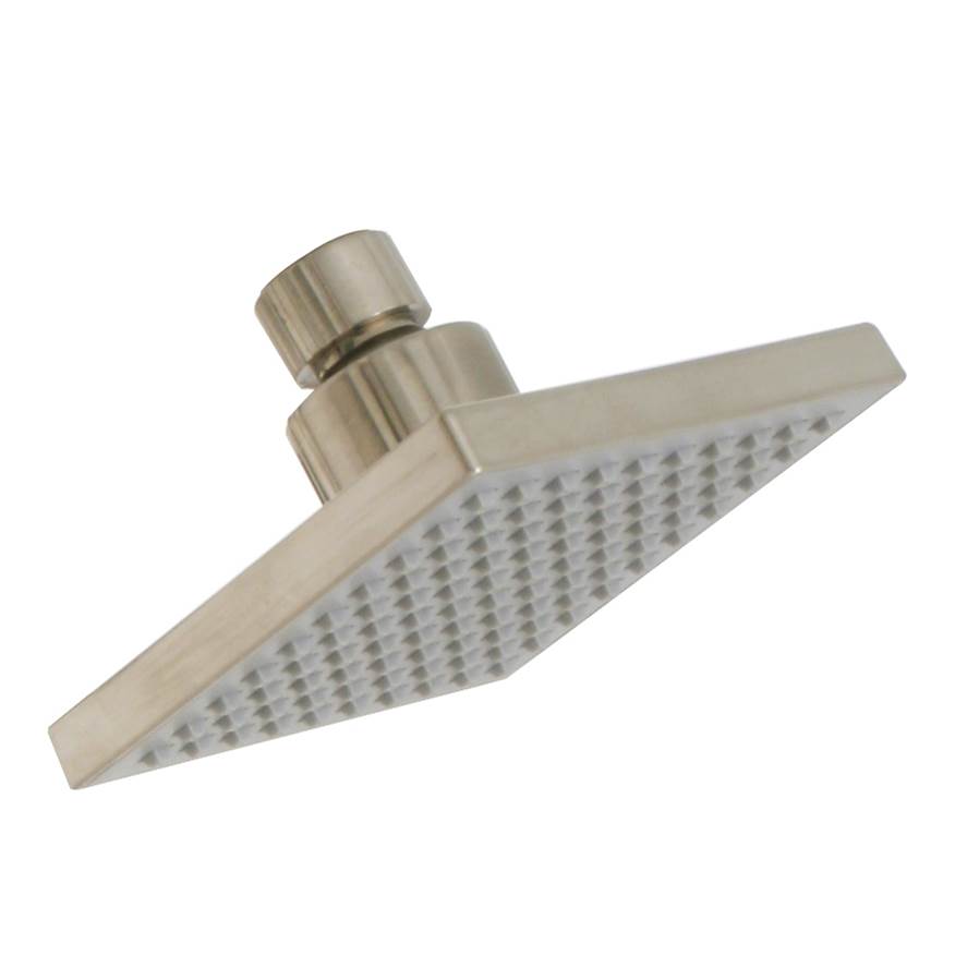 Huntington Brass - Square Style ABS Shower Head, Satin Nickel PVD - PVD Satin Nickel