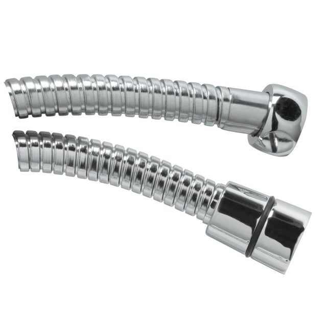 Huntington Brass - 69'' Csa Double Spiral Shower Hose, Chrome - Polished Chrome