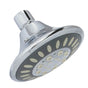 Huntington Brass - Massage Showerhead, 3 Settings, Chrome - Polished Chrome