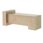 Huntington Brass - Square Style Tub Spout Without Diverter - PVD Satin Brass