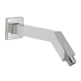 Huntington Brass - Square Style Shower Arm, Chrome - Polished Chrome