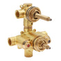 Huntington Brass - 1/2''Therm Vlv Roug, W/1-In/2-Out Dvtr Vlv