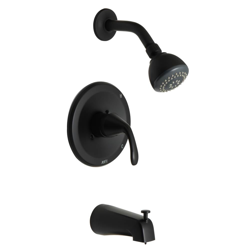 Huntington Brass - Trend Tub and Shower Trim - Matte Black
