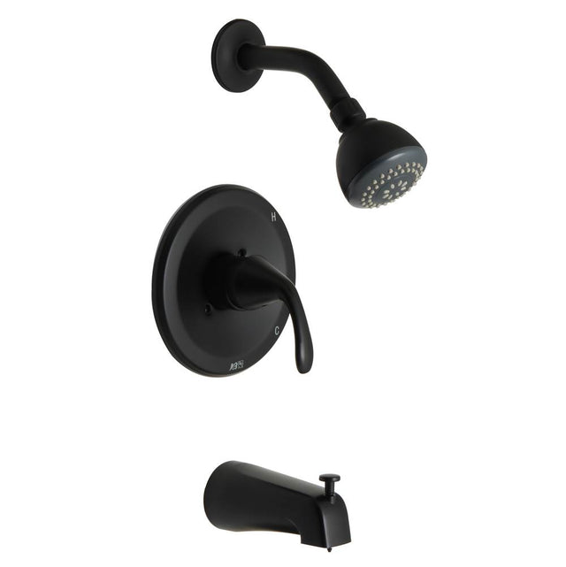 Huntington Brass - Trend Tub and Shower Trim - Matte Black