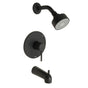 Huntington Brass - Euro Tub And Shower Trim - Matte Black