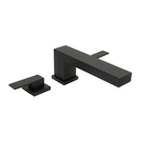 Huntington Brass - Reflection Three Piece Roman Tub Filler Faucet - Matte Black