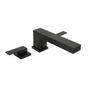 Huntington Brass - Reflection Three Piece Roman Tub Filler Faucet - Matte Black