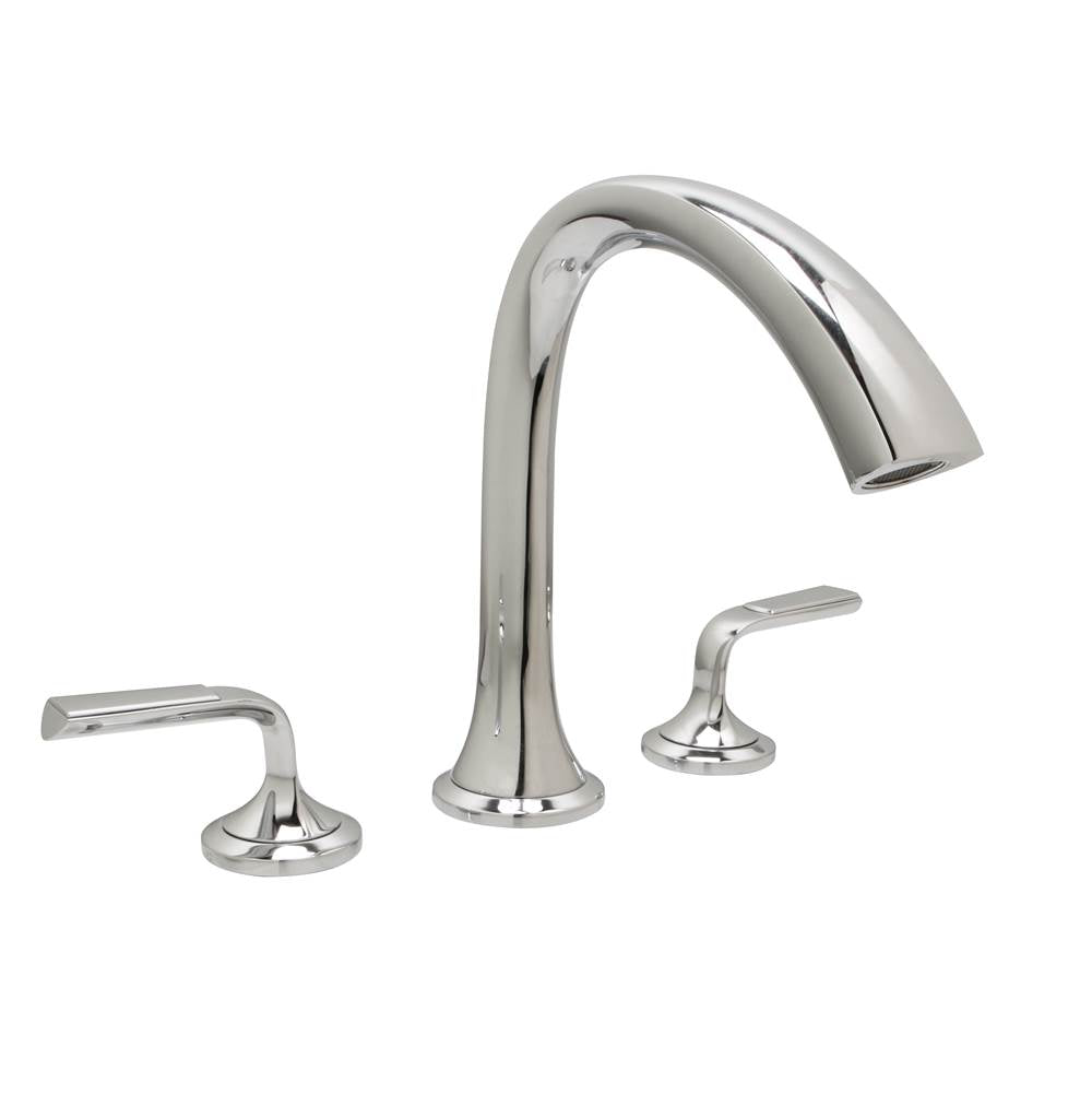 Huntington Brass - Joy Three Piece Roman Tub Filler Faucet - Polished Chrome