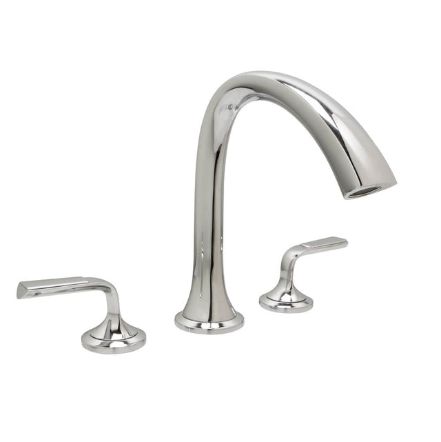 Huntington Brass - Joy Three Piece Roman Tub Filler Faucet - Polished Chrome