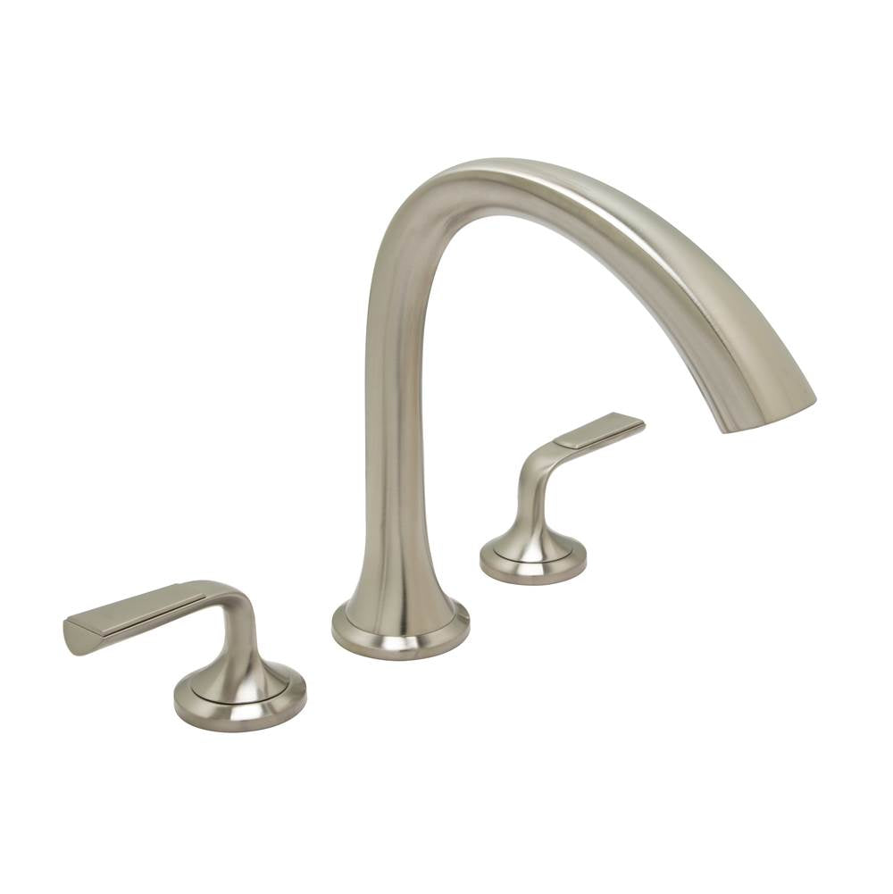 Huntington Brass - Joy Three Piece Roman Tub Filler Faucet - PVD Satin Nickel