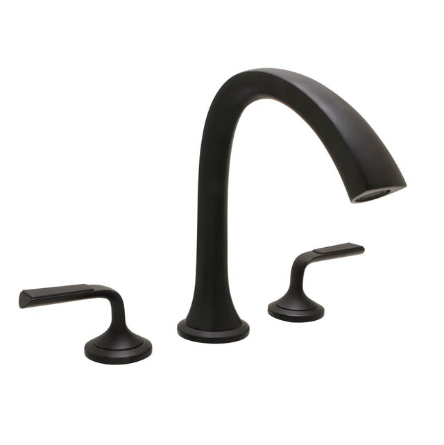 Huntington Brass - Joy Three Piece Roman Tub Filler Faucet - Matte Black