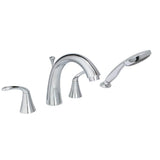 Huntington Brass - Trend Four Piece Roman Tub Filler Faucet - Polished Chrome