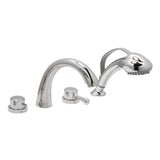 Huntington Brass - 4-Pc Roman Tub Filler, Chrome - Polished Chrome