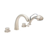 Huntington Brass - 4-Pc Roman Tub Filler, Satin Nickel PVD - PVD Satin Nickel