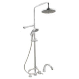 Huntington Brass - Roman Tub Faucet W/ Shower Assem, Chrome - Polished Chrome