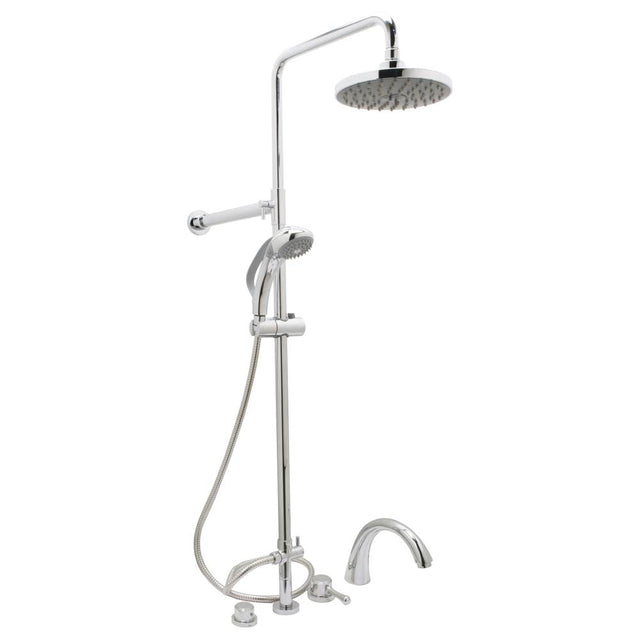 Huntington Brass - Roman Tub Faucet W/ Shower Assem, Chrome - Polished Chrome