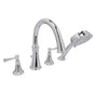 Huntington Brass - 4-Hole Roman Tub Filler Faucet - Polished Chrome
