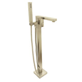 Huntington Brass - Free Standing Roman Tub Filler With Hand Shower - PVD Satin Brass