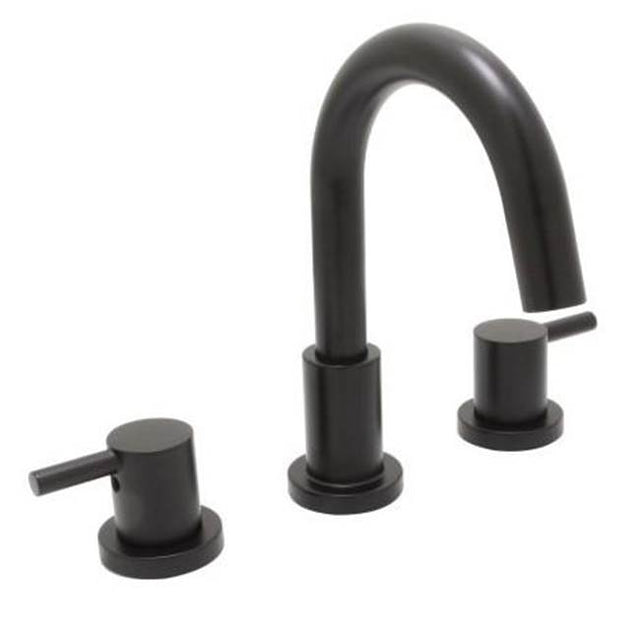 Huntington Brass - Euro Widespread Lav Faucet In Matte Black - Matte Black