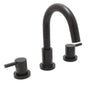Huntington Brass - Euro Widespread Lav Faucet In Matte Black - Matte Black