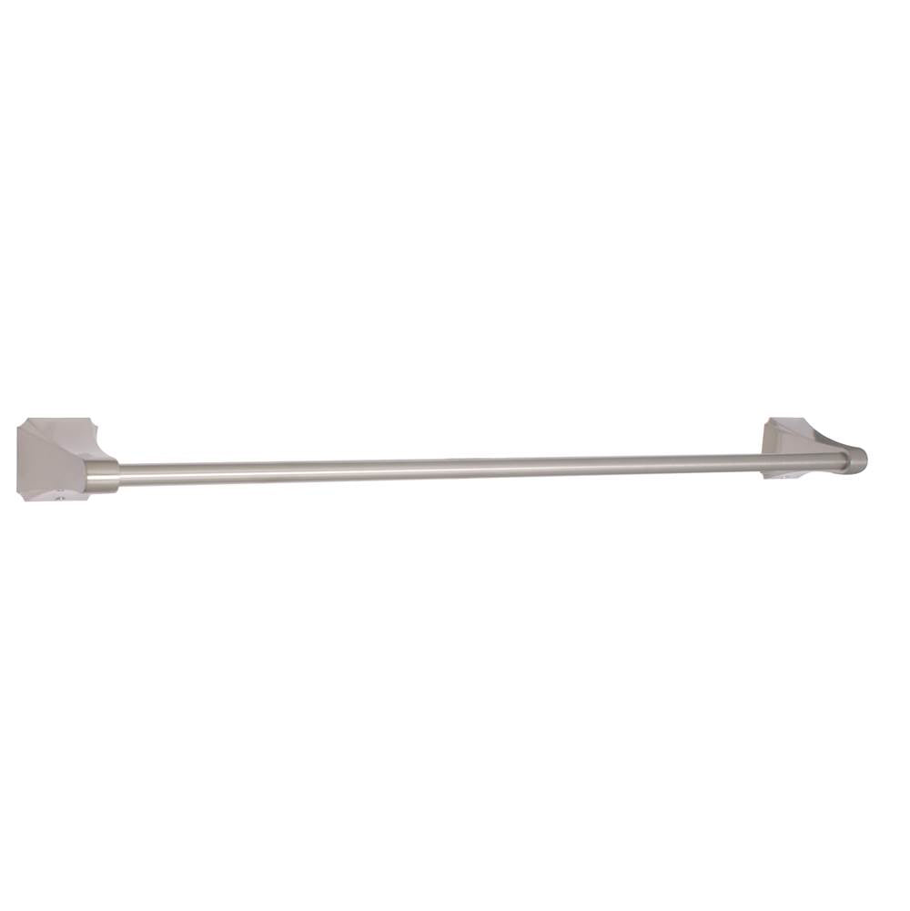 Huntington Brass - Merced/Reflection Towel Bar, Satin Nickel PVD - PVD Satin Nickel