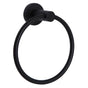 Huntington Brass - Euro Towel Ring In Pvd Matte Black Finish - Matte Black