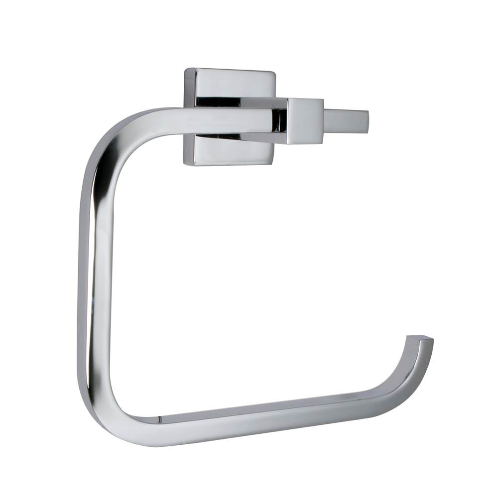 Huntington Brass - Razo Towel Ring, Chrome - Polished Chrome