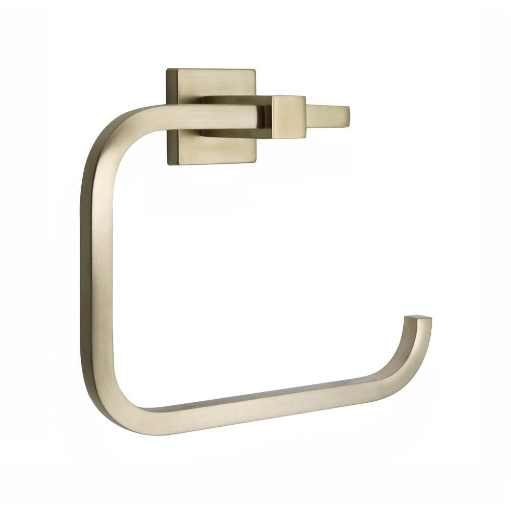 Huntington Brass - Razo Towel Ring In Pvd Satin Brass Finish - PVD Satin Brass