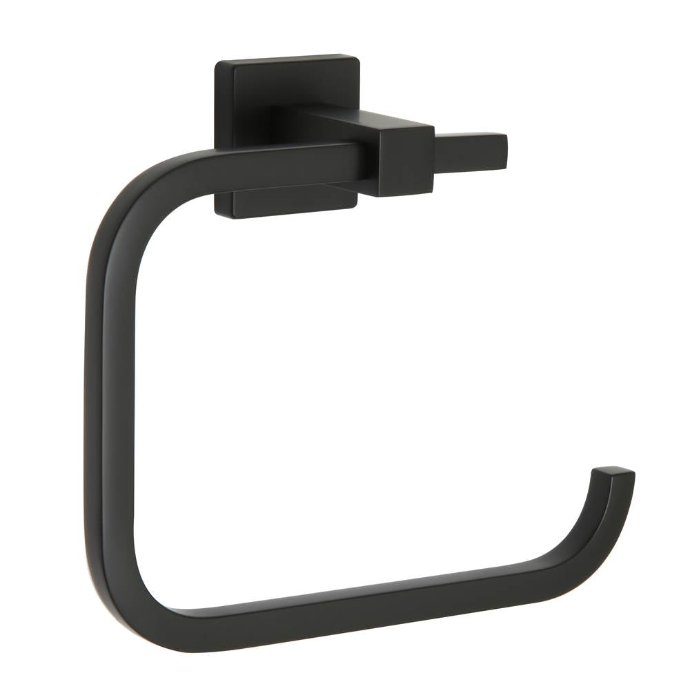 Huntington Brass - Razo Towel Ring In Pvd Matte Black Finish - Matte Black