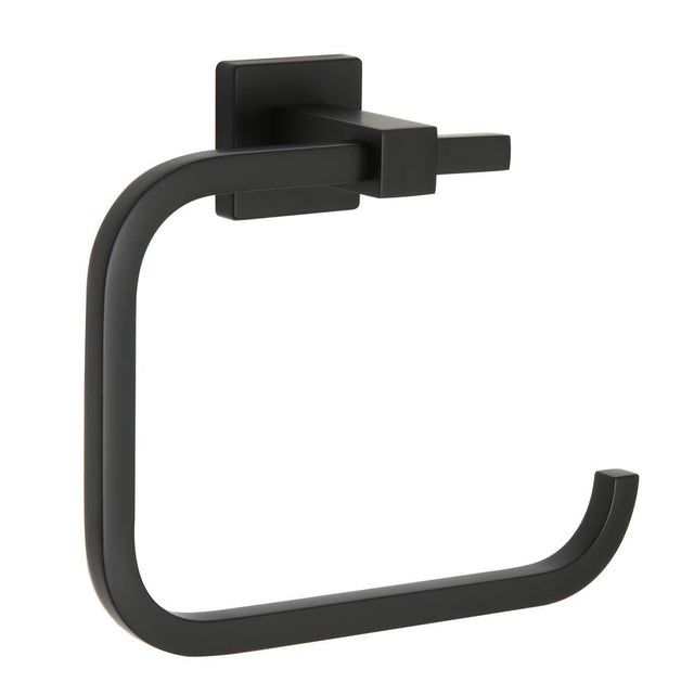 Huntington Brass - Razo Towel Ring In Pvd Matte Black Finish - Matte Black