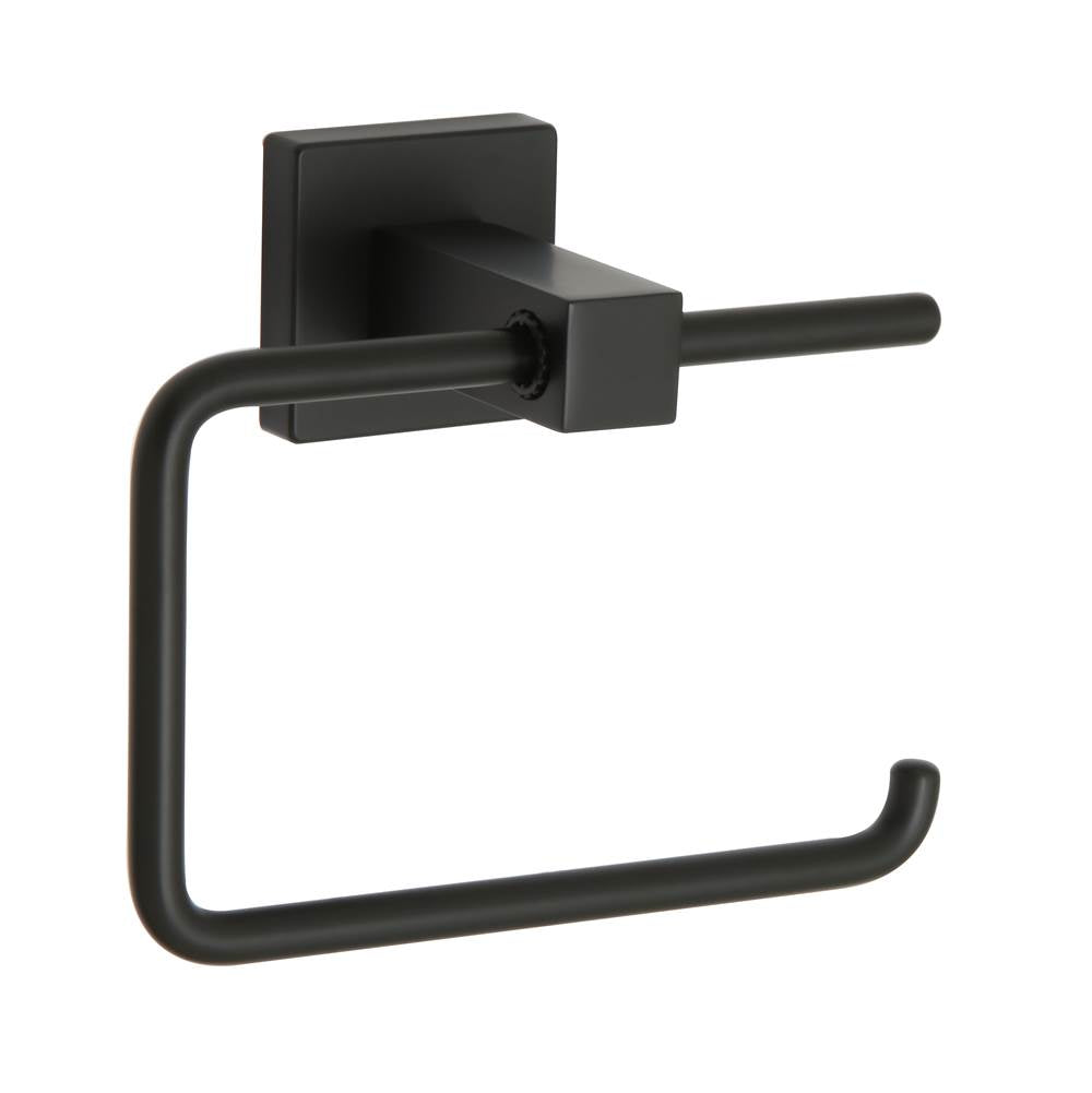 Huntington Brass - Razo Toilet Paper Holder In Pvd Satin Matte Black Finish - Matte Black