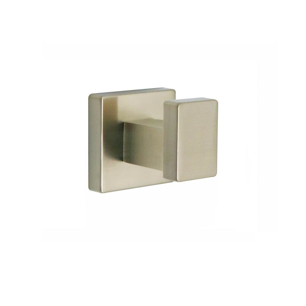Huntington Brass - Razo Robe Hook In Pvd Satin Brass Finish - PVD Satin Brass