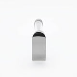 Clarity 5 in (128 mm) Center to Center Smoke Acrylic, Matte Black Cabinet Pull