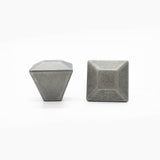 Diamond 1-3/8 in (35mm) Width Matte Black Cabinet Knob