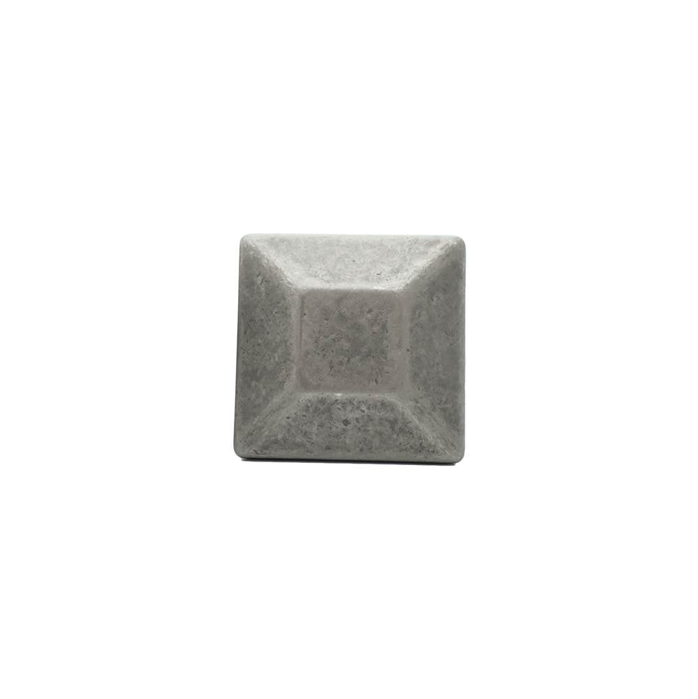 Diamond 1-3/8 in (35mm) Width Matte Black Cabinet Knob
