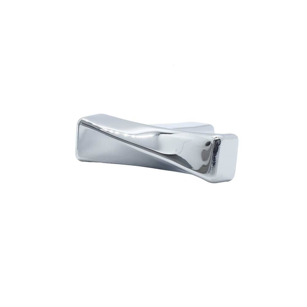 Twist 1-3/4 in (44.5 mm) Length Matte Black Cabinet Knob