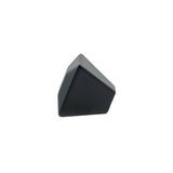 Diamond 1-3/8 in (35mm) Width Matte Black Cabinet Knob