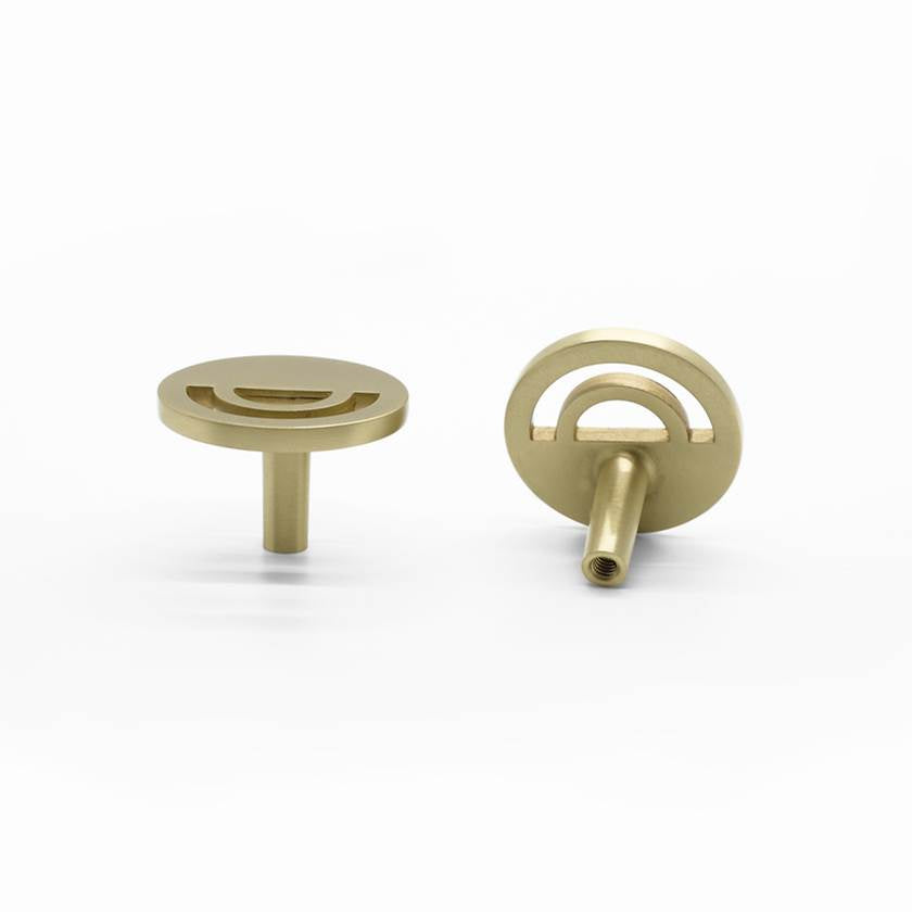 Horizon 1-1/2 in (38 mm) Width Matte Black Cabinet Knob