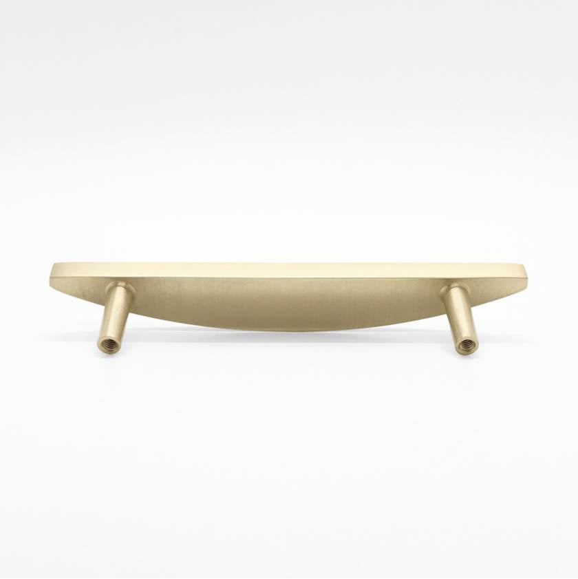 Half Moon 4 in (101.6 mm) Center to Center Matte Black Cabinet Pull