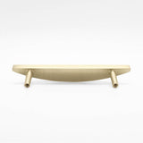 Half Moon 4 in (101.6 mm) Center to Center Matte Black Cabinet Pull