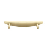 Half Moon 4 in (101.6 mm) Center to Center Matte Black Cabinet Pull