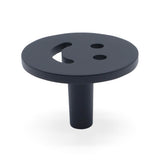 Horizon 1-1/2 in (38 mm) Width Matte Black Cabinet Knob