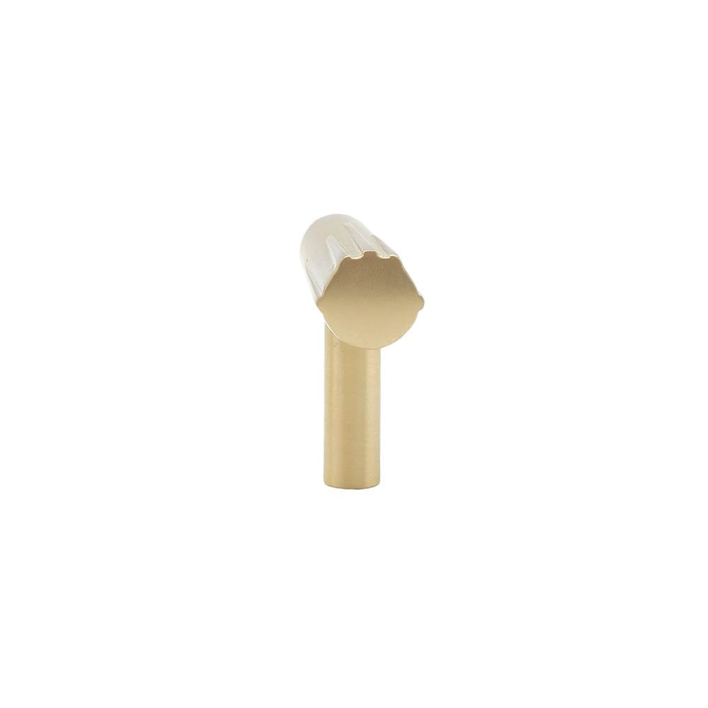 Sunburst 1-15/16 in (50 mm) Length Polished Nickel Cabinet T-Knob