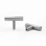 Sunburst 1-15/16 in (50 mm) Length Polished Nickel Cabinet T-Knob